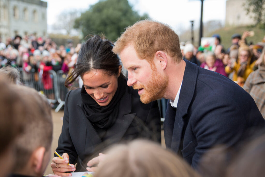 The Duke and Duchess of Sussex in Cardiff, Wales, UK