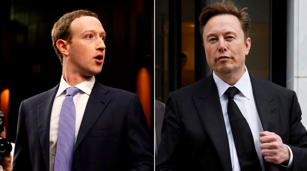 Musk and Zuckerberg Set to Cage Fight