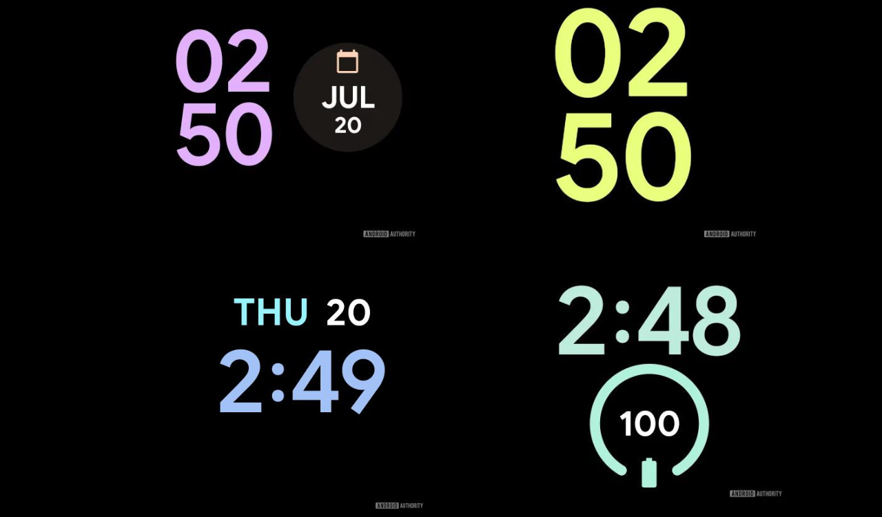 Google Pixel Watch 2 watch faces Accessible