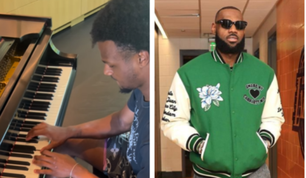 LeBron James Shares a Heartwarming Video of Bronny James Showcasing His Piano Skills Following Cardiac Arrest