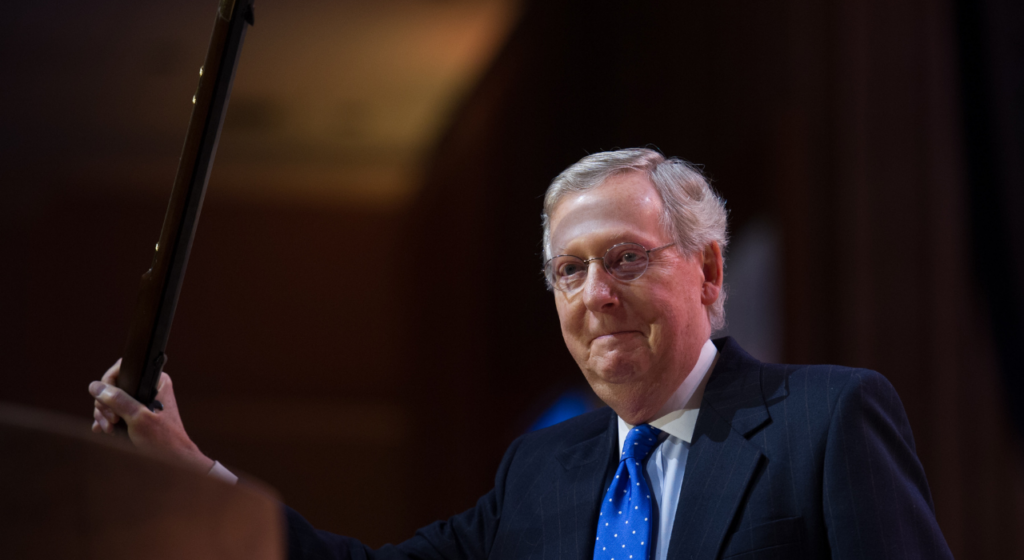 Mitch McConnell has second episode of freezing mid-speech in as many months