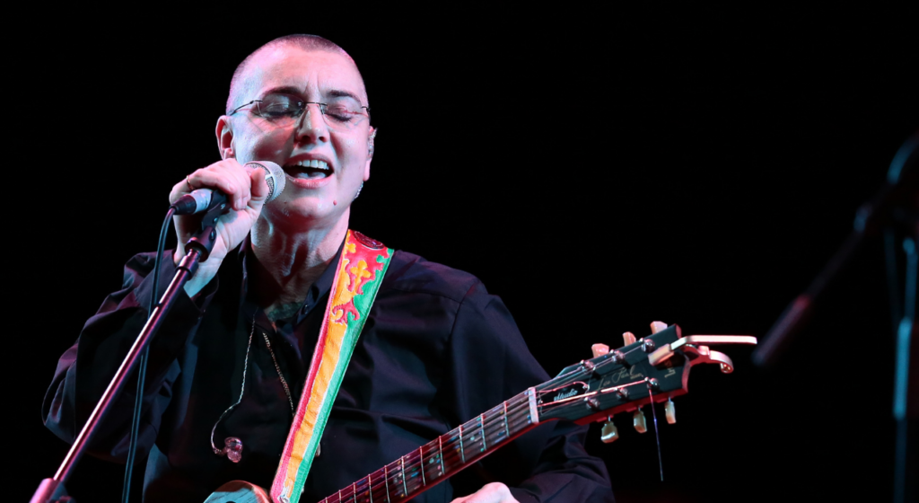 Sinead O'Connor during the first concert of "THE CRAZY BALDHEAD TOUR"