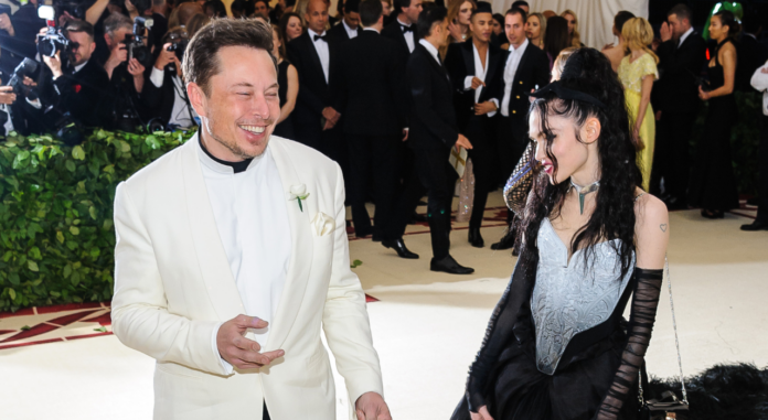 Elon Musk and Grimes attend the 2018 Metropolitan Museum of Art Costume Institute Benefit Gala