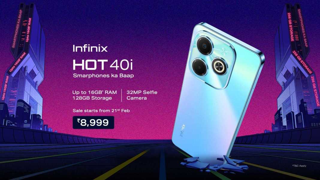 Infinix Hot 40i phone