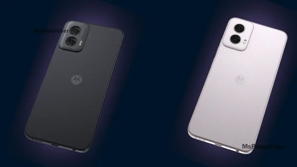 Moto G Power 5G (2024) official renders leaked image