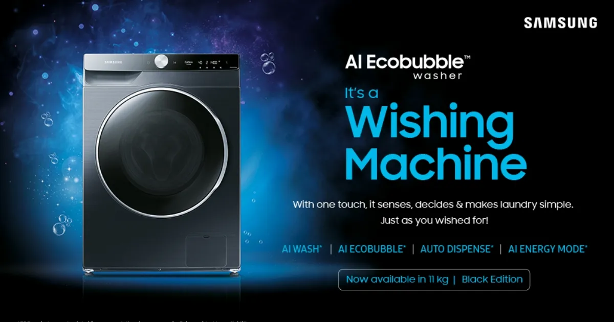 Samsung AI Ecobubble Washing Machines Launched