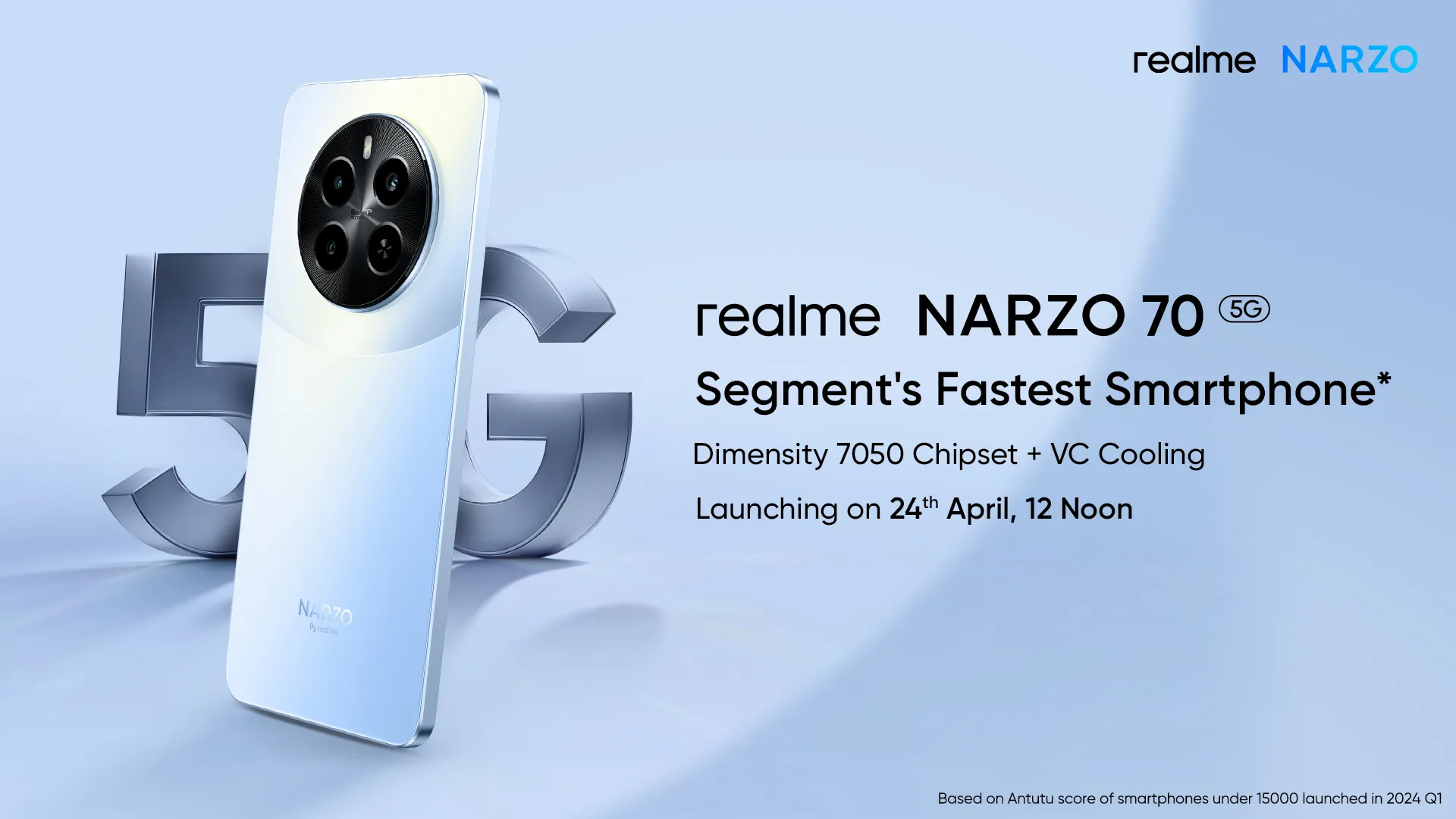Realme NARZO 70 5G Launch Confirmed