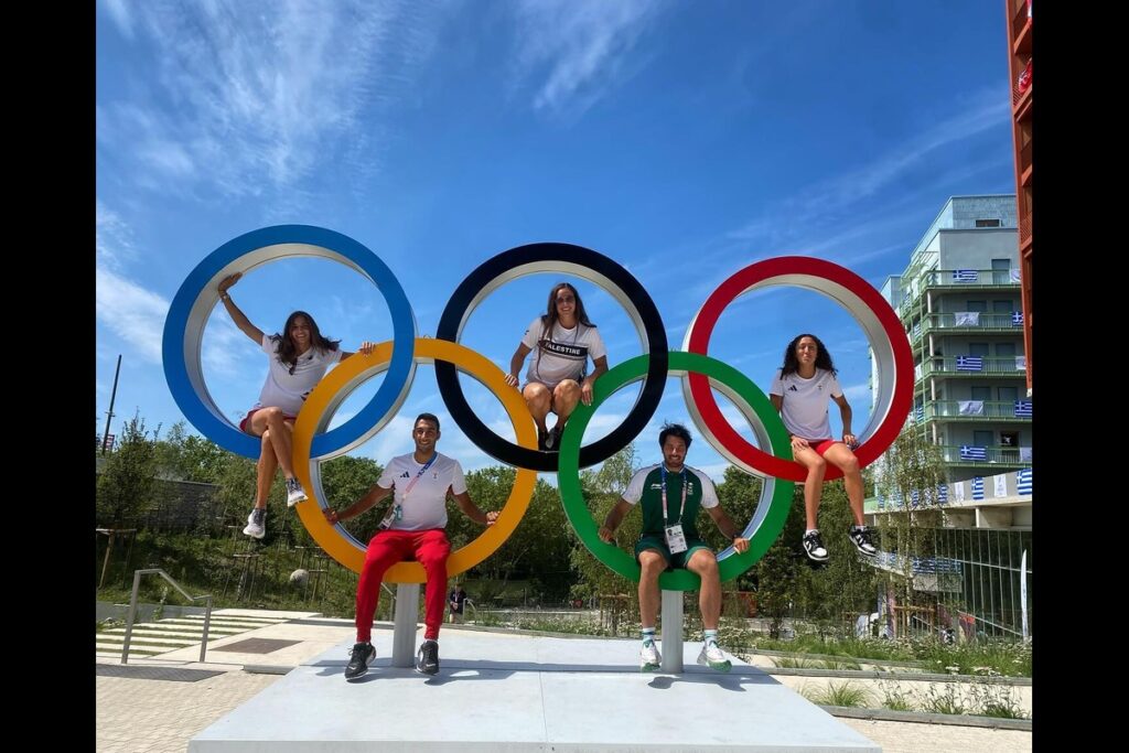 Stories of Palestinian athletes honoring their heritage and overcoming immense challenges to compete on the world's biggest stage. vswimt/Instagram