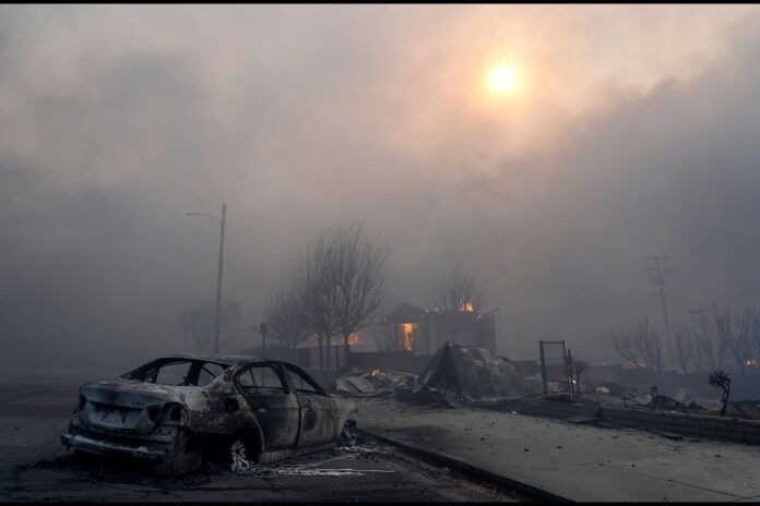 Los Angeles County faces deadly wildfires, hazardous air, and unsafe water, with rising death tolls and widespread devastation. Chris Pizzello/AP