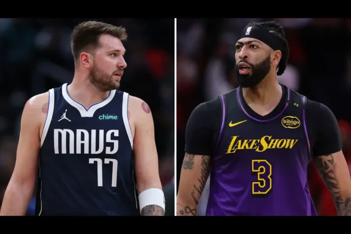 The Lakers land Luka Doncic in a blockbuster trade, sending Anthony Davis to Dallas in a deal that reshapes the NBA landscape. Getty Images